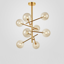 g4 led Postmodern Iron Glass Gold Clear Lustre Chandelier Lighting Suspension Luminaire Lampen For Dinning Room 2024 - buy cheap
