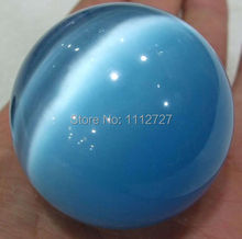 New 40mm Blue Mexican Opal Sphere Charming Crystal Ball Beads Jewelry Natural Stone BV310 Wholesale Price 2024 - buy cheap