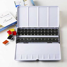 48-Slot Watercolor Color Paints Tins Box Palette Painting Storage Tray Box With 48 Paints Half Pans Art Painting Paints Tins Box 2024 - buy cheap