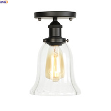 IWHD Nordic Style Glass Ceiling Lamp Living Room Bedroom Edison Loft Industrial LED Ceiling Light Plafondlamp Lamparas De Techo 2024 - buy cheap