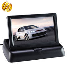 Car Monitor 4.3" Display for Rear View Camera Foldable Color TFT LCD  4.3 Inch HD Screen For Car Reverse 2024 - buy cheap