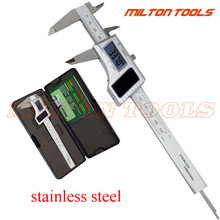 Top quality! 0-150mm 6Inch Solar Digital Caliper Stainless Steel  Solar Energy Vernier Caliper Can Work Without Battery 2024 - buy cheap