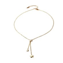 Fashion Gold Color Stars Shape Necklaces For Women Necklaces Pendants Romantic Female Clavicle Rose Gold Color Necklace Ladies 2024 - buy cheap
