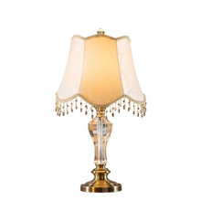 Modern Europe Fashion Crystal Fabric Tassel Table Lamp Wedding Decor Living Room Bedroom 1456 2024 - buy cheap