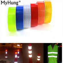 Safety Warning Tape Car DIY Styling Fluorescent Reflective Sticker 5cm*100cm Automobile luminous strip car motorcycle Decoration 2024 - buy cheap