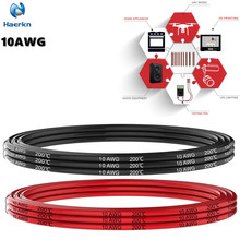 Cables eléctricos suaves y flexibles de cobre estañado, 10 AWG, 5,3mm, 10 calibres, cable primario 2024 - compra barato