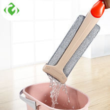 Home cleaning floor mop Sliding Type spin mop  trapeadores piso Microfibre Fabric limpieza Innovative duplex design Long handle 2024 - buy cheap