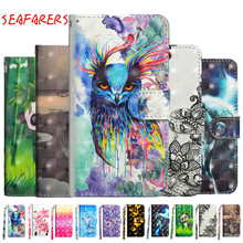 3D Painted Flip Wallet Case for Huawei P Smart 2019 Stylish Book Phone Cover for Huawei Honor 10 Lite 8C 8X Case 2024 - buy cheap