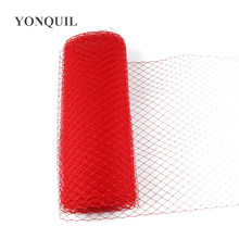 10"/25 cm Red Birdcage Veils for Fascinators DIY Hair Accessories Millinery Hats Party Headwear Nettings Wedding Hat Velling 2024 - buy cheap