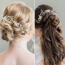5pcs/lot Elegant Bridal Wedding Crystal Imitate Pearl Flower Hair Pins Bridesmaid Bridal Handmade Women Hair Jewelry Accessories 2024 - buy cheap