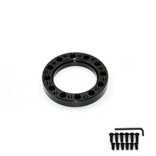 Universal Steering Wheel Hub Spacer 12MM Steering Wheel Hub Boss Kit Adapter Spacer Black 2024 - buy cheap