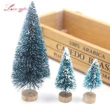 Hot!3PCS 3Size Creative Christmas Tree Small Pine Tree Mini Trees Placed In The Desktop DIY Home Christmas Decorations Kids Gift 2024 - buy cheap