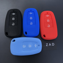 ZAD-funda de silicona para llave de coche, protector de llave remota de 3 botones, soporte fob, conjunto de piel para Great Wall H6 coupe C50 2024 - compra barato