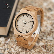 BOBO BIRD-reloj analógico de madera para hombre, accesorio de pulsera de cuarzo resistente al agua con calendario, complemento masculino de marca de lujo con diseño moderno, perfecto para regalo, W-D27 2024 - compra barato