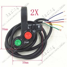 Motorcycle Horn Turn Signal Light Switch For 7/8'' Handlebar Dirt Bike Scooter ATV ON/OFF 2024 - buy cheap