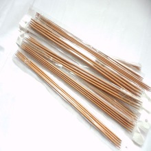 4pc/size 11size/set 10set/lot 35cm Bamboo Needle Carbonized Double Pointed Carbonized Bamboo Knitting Needles Craft Knit Tools 2024 - buy cheap