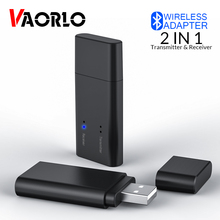 VAORLO Bluetooth Adapter 2 IN 1 Bluetooth Receiver Transmitter For TV PC Wireless Stereo Audio USB 3.5mm AUX Mini Dongle For Car 2024 - buy cheap