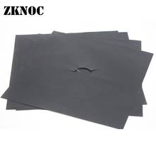ZKNOC 4Pcs gas range protectors Protector Liner Cover For Cleaning Kitchen accessory Reusable Foil Gas Hob Range Stove silver 2024 - buy cheap