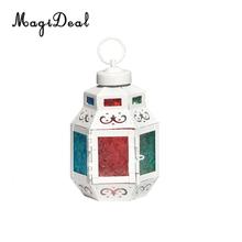 Faroles de decoración marroquí Vintage, candelabro hueco, soporte de vela, farol a prueba de viento para decoración del hogar de boda 2024 - compra barato