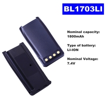 7.4V 1800mAh LI-ION Radio Battery BL1703LI For HYT Walkie Talkie TC700/780/780M/710 Two Way Radio 2024 - buy cheap