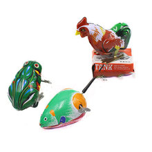 New Arrival Classics Wind-Up Chicken Cock Pecking Tin Toys For Children Mechanical Toy For Kids Collection 2024 - buy cheap