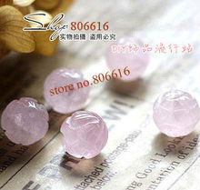 10MM 76Pcs Natural Stone Pink Lotus Quartz Crystal Bead Loose Strands Semi-precious Jewellery Beads 2024 - buy cheap