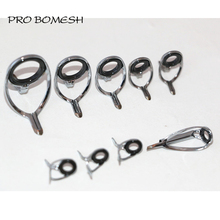 Pro Bomesh 7.9g 9pcs/Kit Casting Fishing Rod Guide Set Kit SIC Ring Stainless Steel Guide DIY Fishing Guide Rod  Accessory 2024 - buy cheap