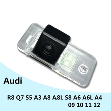 Rearview Camera for Audi R8 Q7 S5 A3 A8 A8L S8 A6 A6L A4 09 10 11 12 Car Night Vision reverse Rear View Reversing Backup Camera 2024 - buy cheap