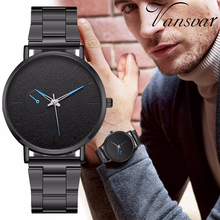 Hot Fashion Men Stainless Steel Sport Watches Casual Luxury Quartz Watch Men's Watch Vansvar Clock Relogio Masculino 2024 - buy cheap