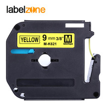Mk-621 de cinta para impresora de etiquetas Brother p-touch, 9mm x 8m, negro y amarillo, M-K621, MK-621, mk621, MK621, 1 unidad 2024 - compra barato