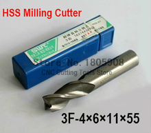 Free Shipping 5 pcs/set 4.0MM 3 Flute HSS & Aluminium End Mill Cutter CNC Bit Milling Machinery tools Cutting tools.Lathe Tool 2024 - buy cheap