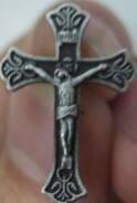 3D Crucifix Tie bar 2024 - buy cheap