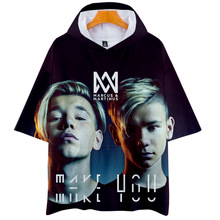 KPOP Marcus and Martinus 3D Printed Hooded T-shirt Women/Men Summer Short Sleeve Hip Hop T Shirt Casual Trendy Streetwear Tshirt 2024 - buy cheap