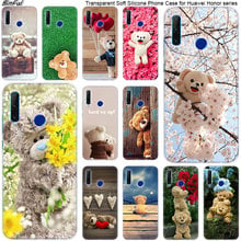 Cute gift teddy bear Soft Silicone Phone Case for Huawei Honor 20 20i 10 9 8 Lite 8X 8C 8A 8S 7S 7A Pro View 20 Fashion Cover 2024 - buy cheap