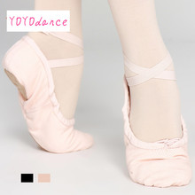Professional strap ballet shoes women's hand stitch split sole stick canvas soft  shoe teacher  4708 2024 - buy cheap