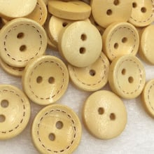 30/50/100pcs 15mm Mix Wood Button sewing/appliques/craft DIY WB384 2024 - buy cheap