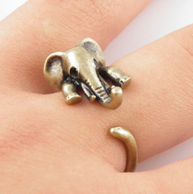 Daisies 10pcs/lot Adjustable Anillos Elephant Animal  Ring -Bronze silver Women's Girl's Anel Retro - Rings For Teen Girls 2024 - buy cheap