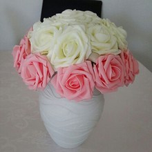 Wedding Decoration 11 Colors 10 Heads 8CM Artificial Rose Flowers Wedding Bride Bouquet PE Foam DIY Home Decor Rose Flowers 2024 - buy cheap