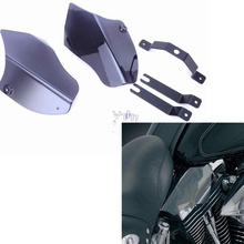 Acessórios defletores de ar nova motocicleta sela escudos defletor calor do ar para harley softail 2024 - compre barato