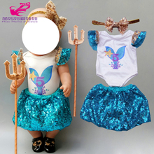 Conjunto de pijama para muñeca de 43cm, Mono para muñecas de 18 pulgadas y 45cm, pantalones, accesorios para muñecas 2024 - compra barato