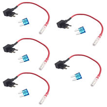 EE support 5 X 12/24V ATM APM Add A Circuit Fuse Tap Piggy Back Mini Blade Holder 2024 - buy cheap