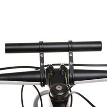 Extensor de guidão de bicicleta 20cm, suporte de lâmpada para montagem de farol, mountain bike 2024 - compre barato