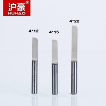 HUHAO 2pcs/lot 4mm  Parallel Carbide PCB Engraving Bit Tungsten Steel End Mill CNC  Milling Cutter Bits CEL 12mm 15mm 17mm 22mm 2024 - buy cheap