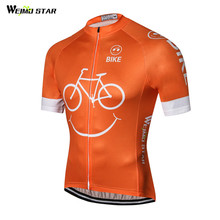 Weimostar 2018 Pro Cycling Jersey Men Short Sleeve MTB Bike Jersey Uniform Bicycle Shirt Quick Dry Cycling Wear Maillot Ciclismo 2024 - buy cheap