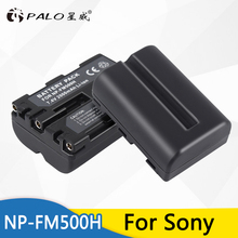 PALO 2pcs 2000mAh NP-FM500H NP FM500H Batteries for Camera for Sony A57 A58 A65 A77 A99 A550 A560 A580 Battery NP-FM500H 2024 - buy cheap