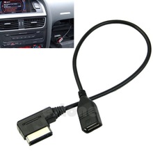 Nueva interfaz de música AMI MMI AUX a USB, Cable adaptador, unidad Flash para Audio de coche Audi 2024 - compra barato