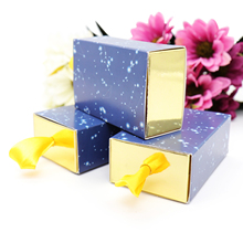 50pcs Starry Sky Kraft DIY Drawer shape paper candy box chocolate Gifts Bag Wedding party birthday decoration baby shower Favors 2024 - buy cheap