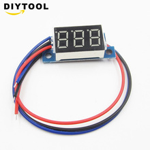 0.36in Mini DC 0-99.9V 3-Wire Gauge voltage meter Voltmeter Digital Blue LED Display Digital Panel Meter Detector Monitor Tools 2024 - buy cheap