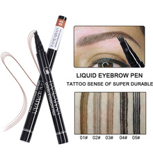 Fashion Waterproof Tattoo Eyebrow Pen Semi Permanent Makeup Eye Brow Pencil 5 Styles Microblading Eyebrow Pen Cosmetic 2024 - buy cheap