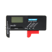 Verificador digital de pilhas, verificador de voltagem com célula de botão recarregável aaa aa c d e teste universal de bateria de 9v 1.5v 2024 - compre barato